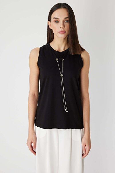 ON Αμάνικη μπλούζα με αξεσουάρ αλυσίδας