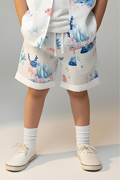 Alesaei-mondo tondo (Boys' colored shorts 4178-)