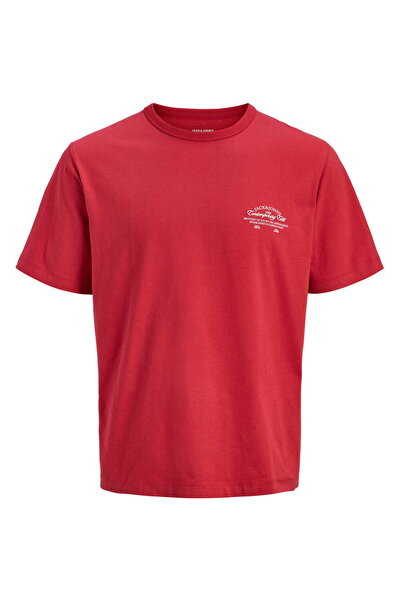 Jack & Jones Men's Chest Logo Printed T-Shirt - Nantucket