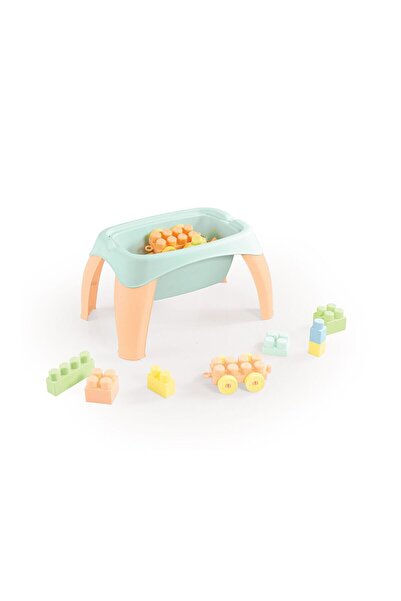 Russet 5211 TOY ACTIVITY PLAY TABLE 30 PIECES MEGA BLOCKS