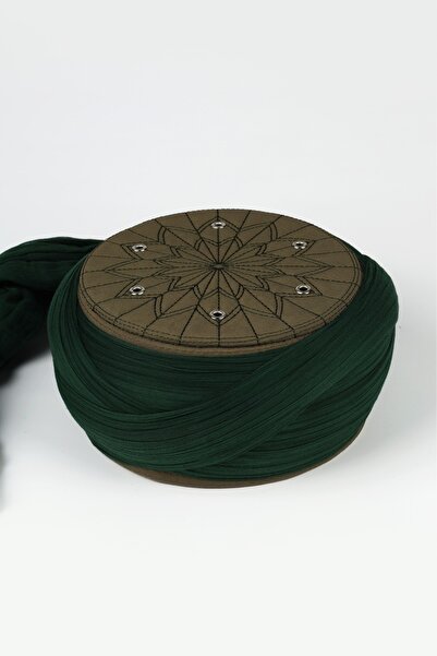 SARIKHANE YÜKSEK TEKNOLOJİ MAKİNE SARIMI Talebe Sarığı - Yeşil Kumaş - Yeşil ...