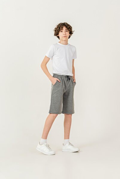 Mışıl Kids Plain Basic 2-Strap Boys' Shorts