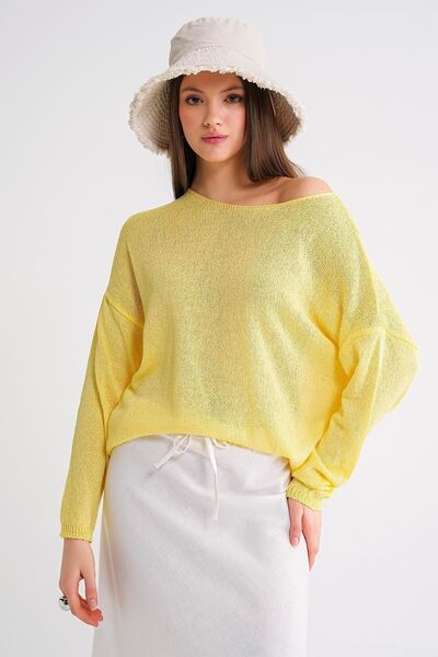 Hiccup Mixray Oversize Knit Sweater