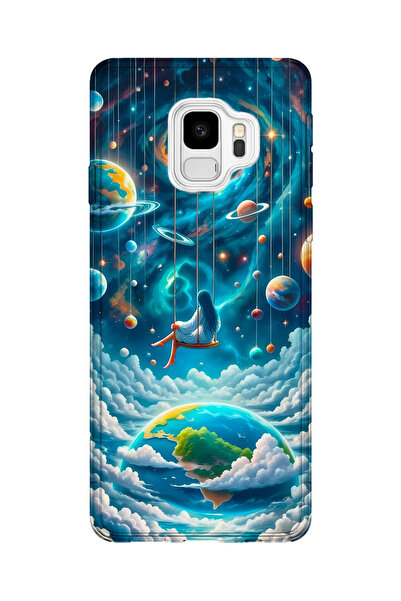 lelia حافظة هاتف شفافة متوافقة مع جالاكسي S9 مطبوع |   مجموعة كوزميك وِسبر سك...