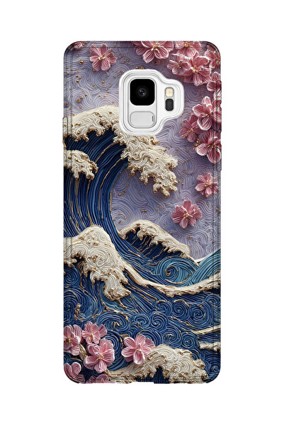 lelia حافظة هاتف شفافة مطبوعة متوافقة مع هاتف سامسونج جالاكسي S9 |   مجموعة: ...