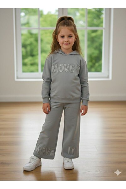 Yağmur Giyim TASKİDS2İ MOVE IT Γραπτό σετ φόρμας για κορίτσια με 2 κορδόνια, ...