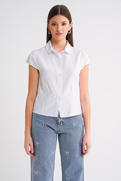 Hiccup Mixray slim fit Poplin shirt