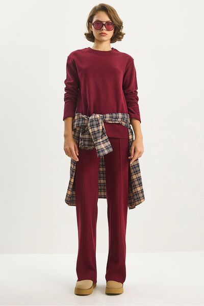 Hiccup LUCCI ribbed knit two-piece set