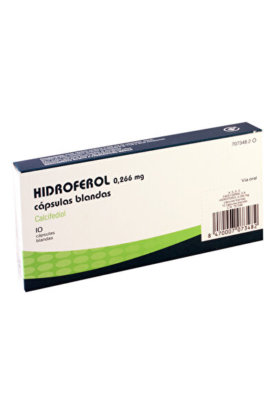 hidroferol 0.266 ملغ كبسولات 10 كبسولات