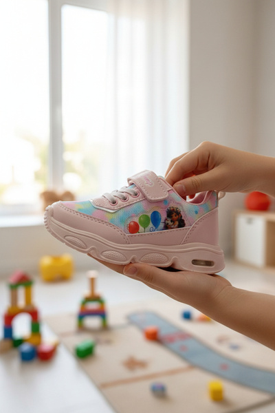 enoch حذاء إينوخ للفتيات مزين بالبالونات وطباعة الشخصيات