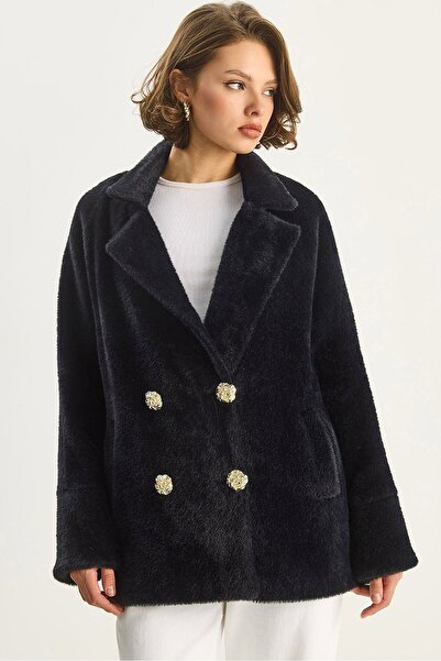 Hiccup LUCCI oversized textured jacket