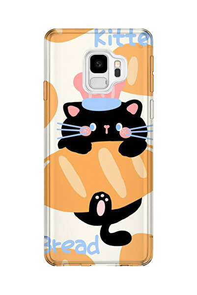 lelia حافظة هاتف شفافة مطبوعة متوافقة مع هاتف سامسونج جالاكسي S9 |   مجموعة: ...