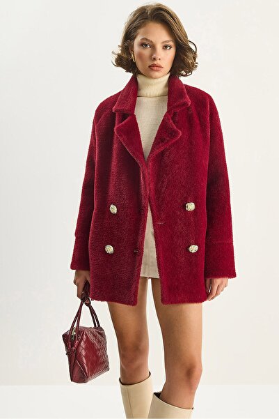 Hiccup LUCCI oversized textured jacket