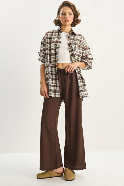 Hiccup LUCCI wide-leg Palazzo Pants with tie closure