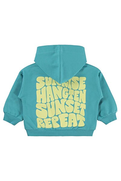 Civil Baby Palmiye Baskılı 6-18 Ay Hırka - Yeşil 18-24 Ay