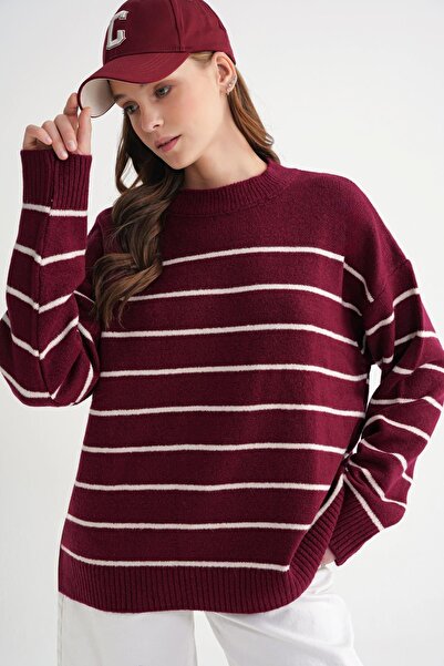 Hiccup Mixray Striped knitted sweater