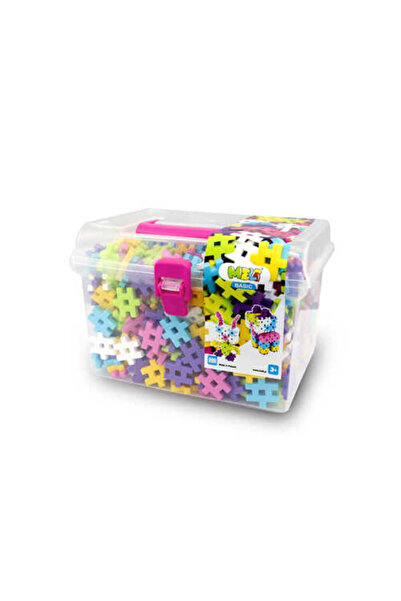 meli Basic Pink Travel Box 500 Piece Block Set 50022