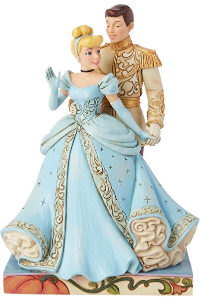 Enesco Cinderella ve Prince Charming Heykelinden Disney Gelenekleri - Taş Reç...