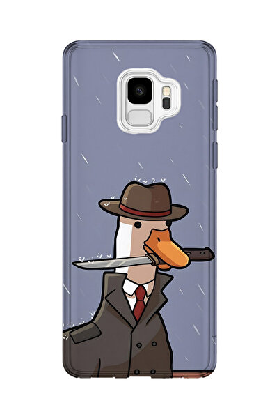 lelia حافظة هاتف شفافة مطبوعة متوافقة مع هاتف سامسونج جالاكسي S9 |   مجموعة: ...