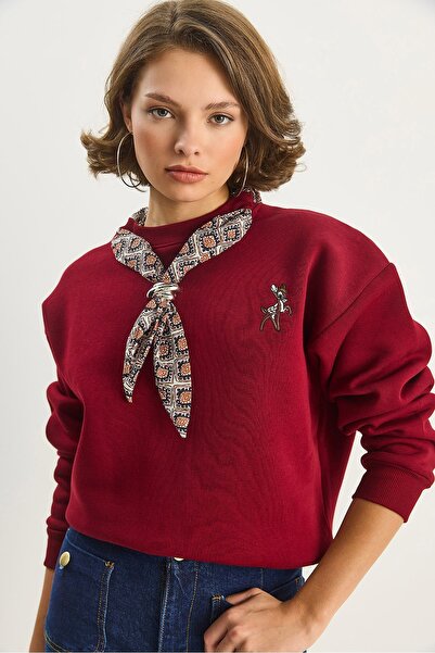 Hiccup LUCCI Embroidered round-neck sweatshirt