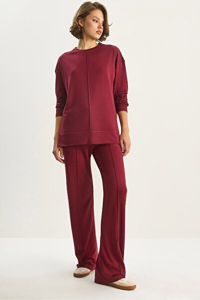 Hiccup LUCCI High-Leg fitting knitted two-piece set with border detail