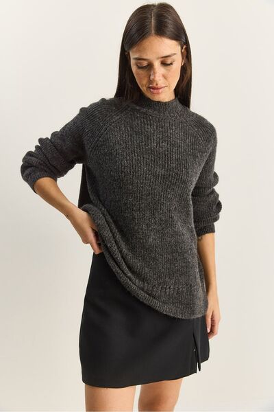 Hiccup LUCCI Oversized round neck knitted sweater