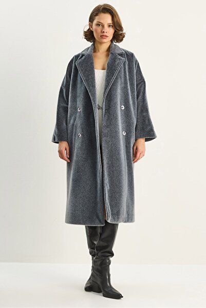 Hiccup LUCCI Plush Buttoned Coat