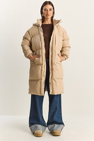 Hiccup LUCCI long-sleeved puffer jacket with Hooded and pockets