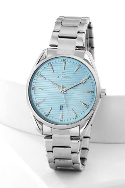 Coliseum CLS8965SS-EMT-07 ERKEK METAL TAKVIMLI TEK SAAT