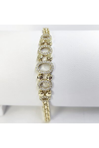 Milena BRATARA DAMA PLACATA CU AUR 14K -LUNGIME 19CM