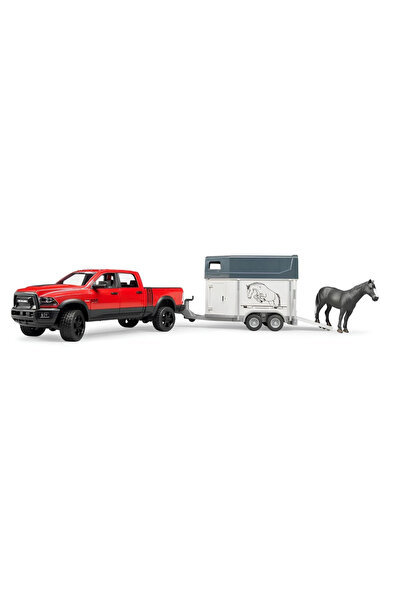 NW NessiWorld Ram 2500 Pickup and Horse Transport Trailer Br02501