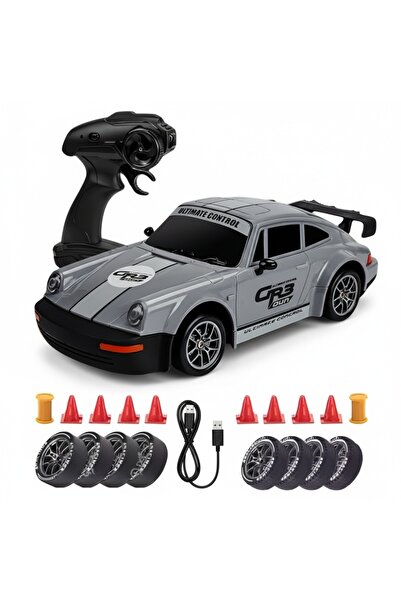 DrKala Ретро RC количка Porsche 1:24, 2.4GHz, 20 km/h, 4x4, Дрифт и скорост, ...