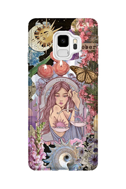 lelia حافظة هاتف شفافة مطبوعة متوافقة مع هاتف سامسونج جالاكسي S9 |   مجموعة: ...