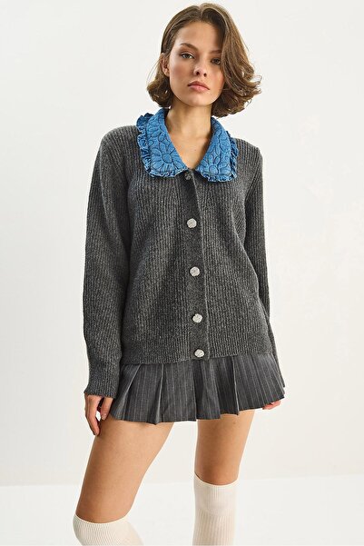 Hiccup LUCCI Knit Cardigan with Col Detail