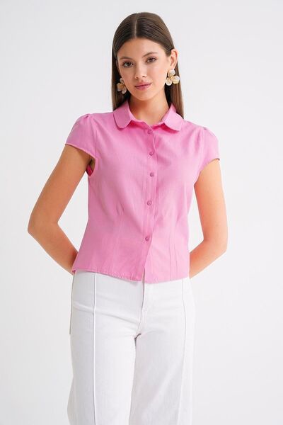 Hiccup Mixray slim fit Poplin shirt