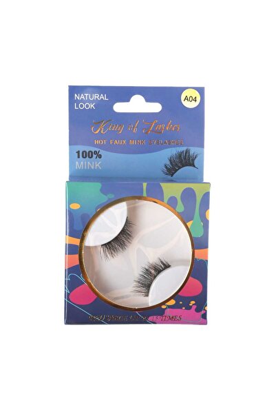 King of Lashes رموش صناعية من المنك - A04