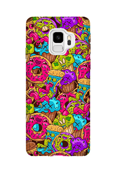 lelia حافظة هاتف شفافة مطبوعة متوافقة مع هاتف سامسونج جالاكسي S9 |   مجموعة: ...