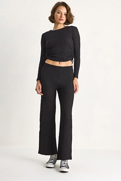 Hiccup LUCCI two-piece fitted set with flared pants