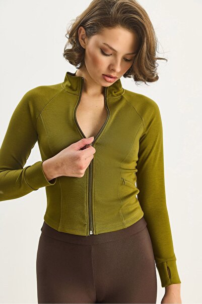 Hiccup LUCCI Slim Fit Knited Active Top with Zipper