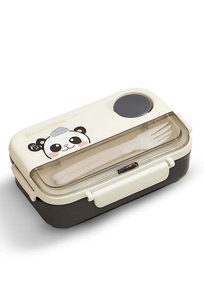 BAYBEE 900ml Stainless Steel Kids Lunch Box, 5 Compartments, Leakproof Bento ...