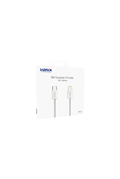 Sunix 60w Hızlı Şarj Usb-c Örgülü Data Ve Şarj Kablosu Ip11