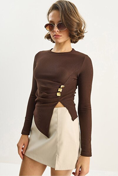 Hiccup Bluza LUCCI Crew Neck lunge vastenge thaj detalura e aksesorienge