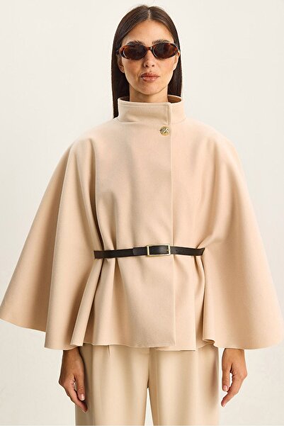 Hiccup LUCCI Oversized Textured Wool Blend Coat