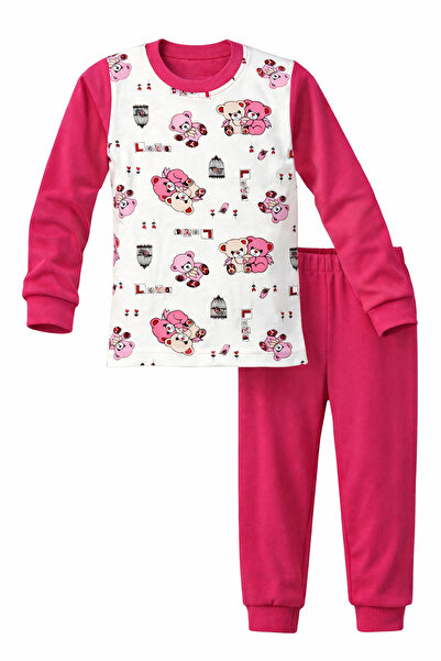 REMSA Момчешки памучен пижамен комплект с мотиви 6068-19 Fuchsia03