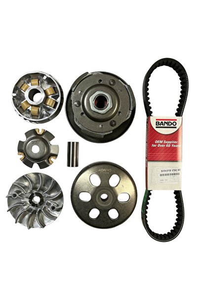 MOTORKİT MK SCOOTER 125 ÖN VARYATÖR + ARKA DEBRİYAJ + BANDO KAYIŞ NEWLİGHT 12...