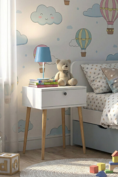 Monte Sehpa Vien Çocuk Odası Komodin Beyaz