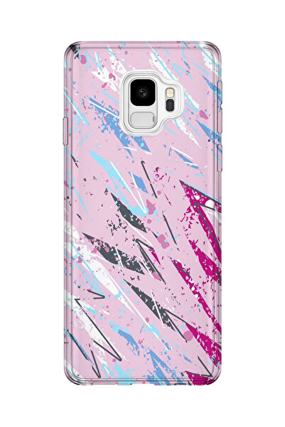 lelia حافظة هاتف شفافة مطبوعة متوافقة مع هاتف سامسونج جالاكسي S9 |   مجموعة ك...