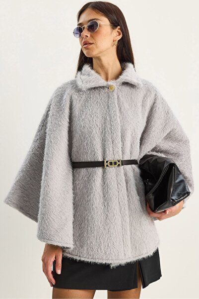 Hiccup LUCCI Oversized Textured coat with buttons
