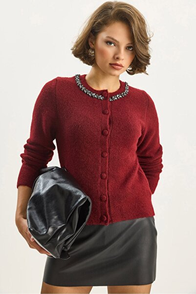 Hiccup Textured knitted cardigan with buttons LUCCI