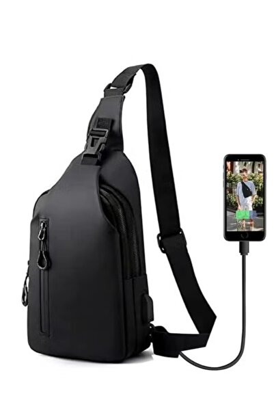Primo Plus Small shoulder bag with a water-resistant strap and USB charging p...
